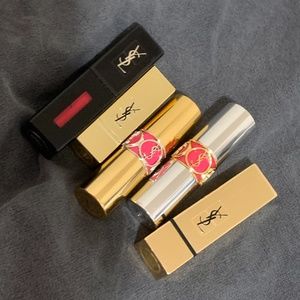 ysl lipstick rouge pur couture / volupte shine / tint pack (5)